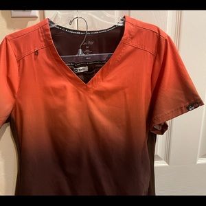 Koi basics scrubs. Ombré sunset cocoa.